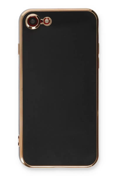 Apple iPhone 7 Kılıf Volet Silikon - Siyah