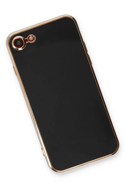 Apple iPhone 7 Kılıf Volet Silikon - Siyah