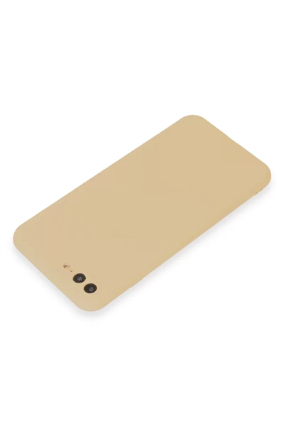Apple iPhone 7 Plus Kılıf First Silikon - Gold