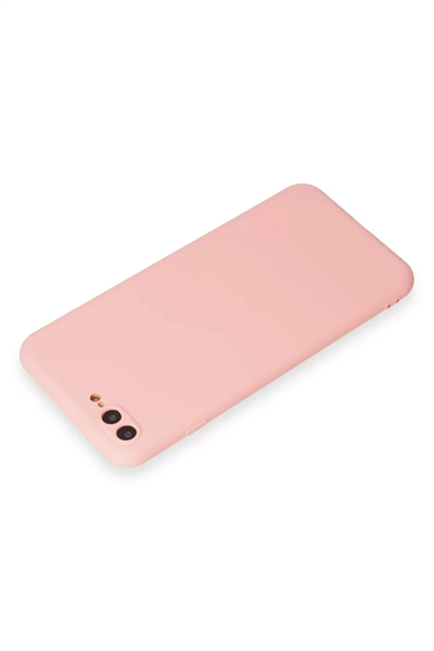 Apple iPhone 7 Plus Kılıf First Silikon - Pudra
