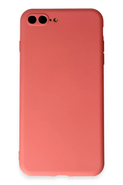 Apple iPhone 7 Plus Kılıf First Silikon - Kiremit