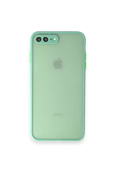 Apple iPhone 7 Plus Kılıf Montreal Silikon Kapak - Turkuaz