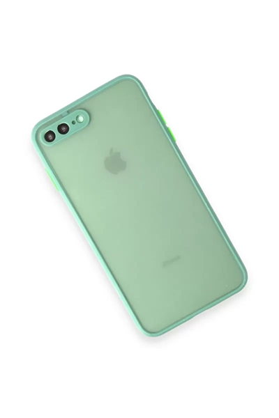 Apple iPhone 7 Plus Kılıf Montreal Silikon Kapak - Turkuaz