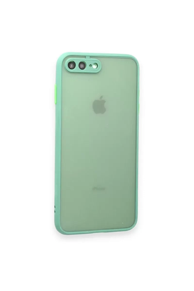 Apple iPhone 7 Plus Kılıf Montreal Silikon Kapak - Turkuaz
