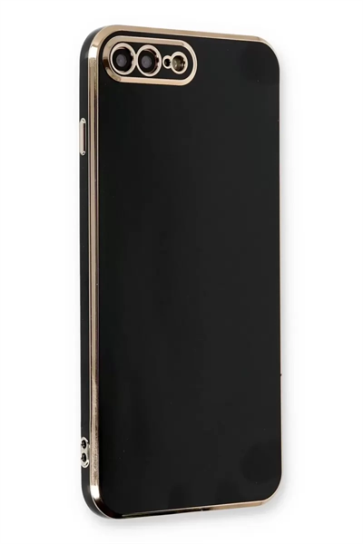 Apple iPhone 7 Plus Kılıf Volet Silikon - Siyah