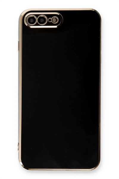 Apple iPhone 7 Plus Kılıf Volet Silikon - Siyah