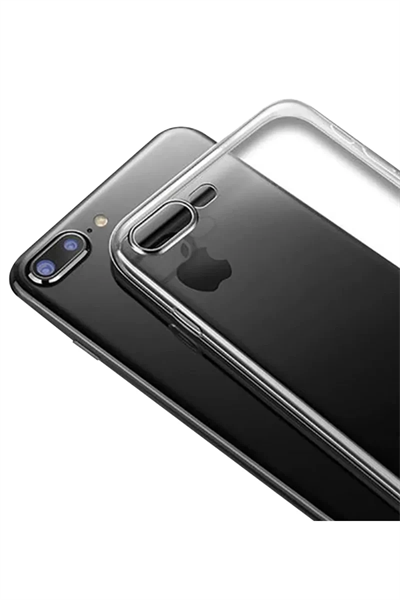 Apple iPhone 8 Plus Kılıf Lüx Şeffaf Silikon