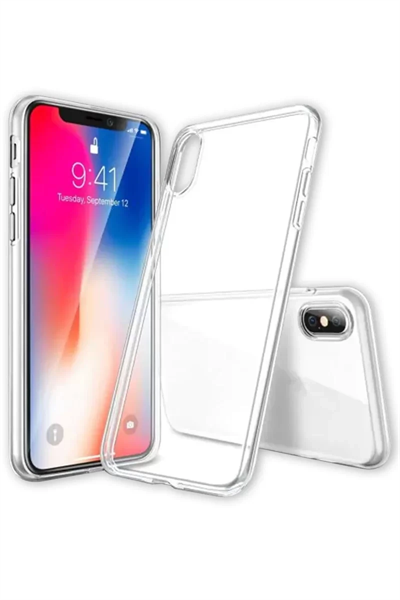 Apple iPhone X Kılıf Lüx Şeffaf Silikon