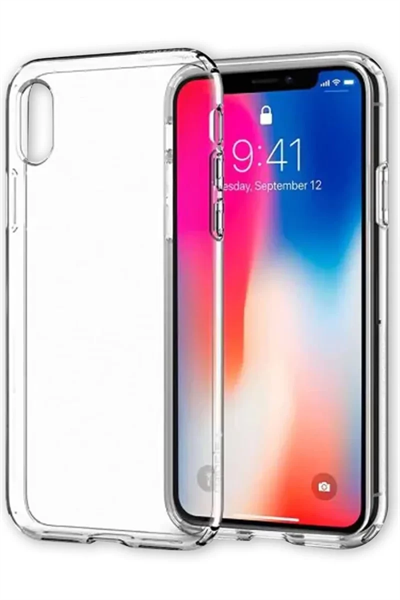 Apple iPhone X Kılıf Lüx Şeffaf Silikon