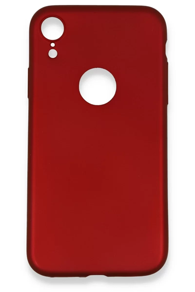 Apple iPhone XR Kılıf First Silikon - Bordo
