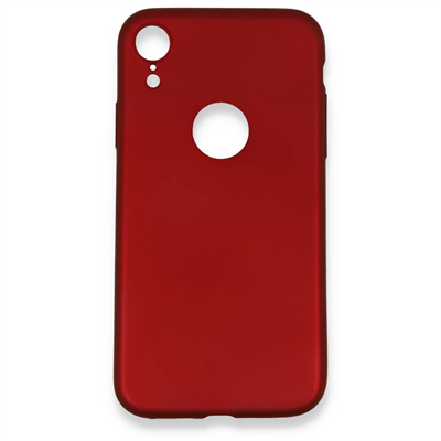 Apple iPhone XR Kılıf First Silikon - Bordo