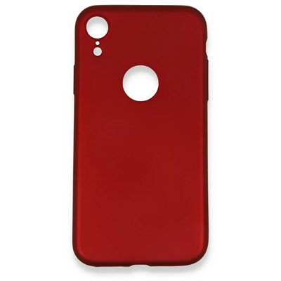 Apple iPhone XR Kılıf First Silikon - Bordo