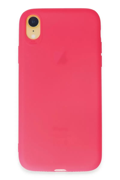 Apple iPhone XR Kılıf First Silikon - Pembe