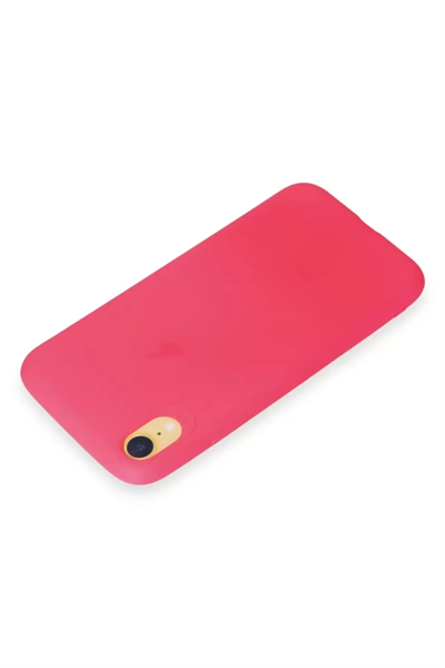 Apple iPhone XR Kılıf First Silikon - Pembe