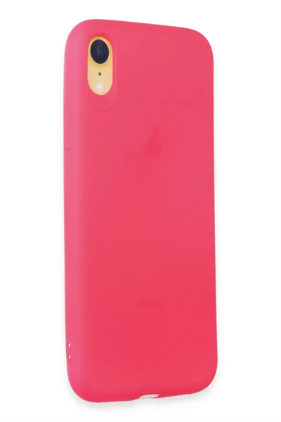 Apple iPhone XR Kılıf First Silikon - Pembe