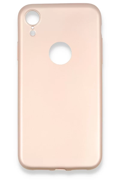 Apple iPhone XR Kılıf First Silikon - Rose Gold
