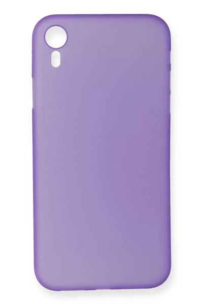 Apple iPhone XR Kılıf PP Ultra İnce Kapak - Mor