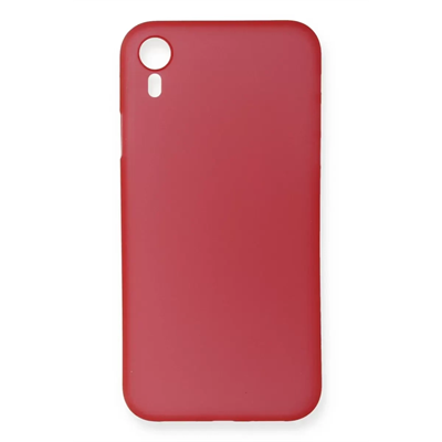 Apple iPhone XR Kılıf PP Ultra İnce Kapak - Kırmızı