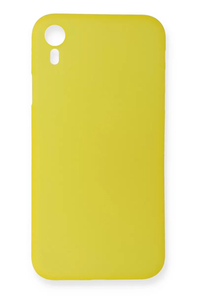 Apple iPhone XR Kılıf PP Ultra İnce Kapak - Sarı