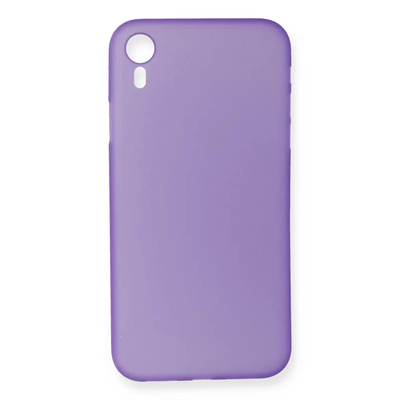 Apple iPhone XR Kılıf PP Ultra İnce Kapak - Mor