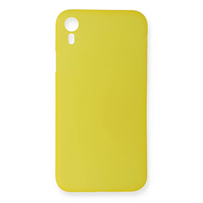 Apple iPhone XR Kılıf PP Ultra İnce Kapak - Sarı