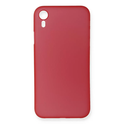 Apple iPhone XR Kılıf PP Ultra İnce Kapak - Kırmızı