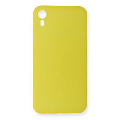 Apple iPhone XR Kılıf PP Ultra İnce Kapak - Sarı