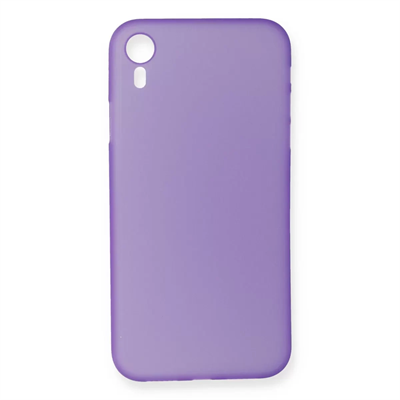 Apple iPhone XR Kılıf PP Ultra İnce Kapak - Mor