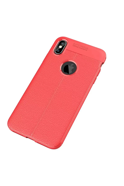 Apple iPhone XS Max Kılıf Auto Focus Kapak - Kırmızı