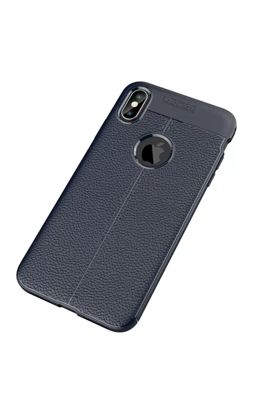 Apple iPhone XS Max Kılıf Auto Focus Kapak - Lacivert