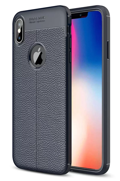 Apple iPhone XS Max Kılıf Auto Focus Kapak - Lacivert