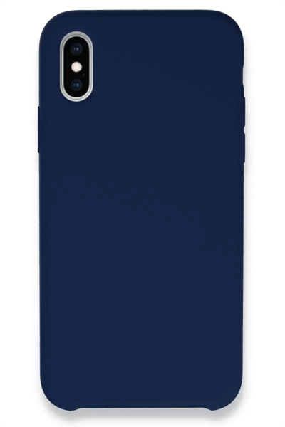Apple iPhone XS Max Kılıf Lansman Legant Silikon - Lacivert