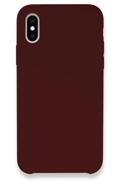 Apple iPhone XS Max Kılıf Lansman Legant Silikon - Bordo