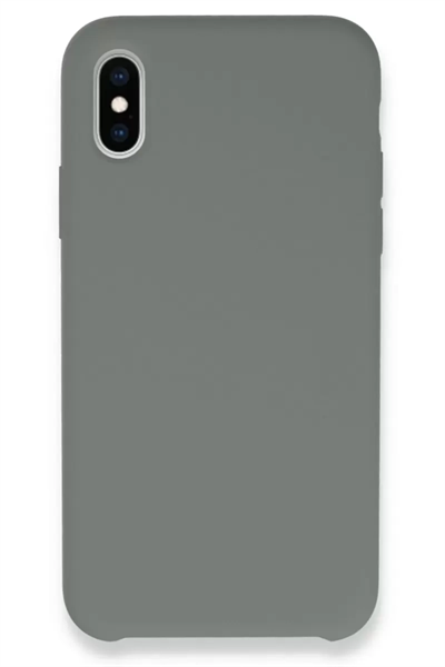 Apple iPhone XS Max Kılıf Lansman Legant Silikon - Gri