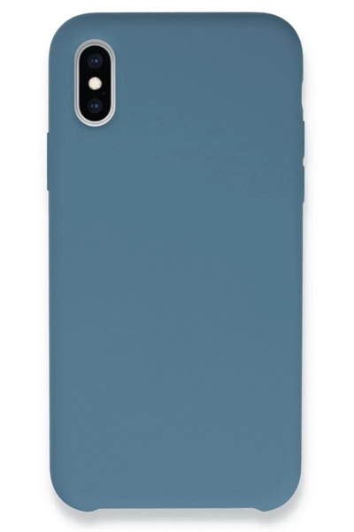 Apple iPhone XS Max Kılıf Lansman Legant Silikon - Açık Mavi