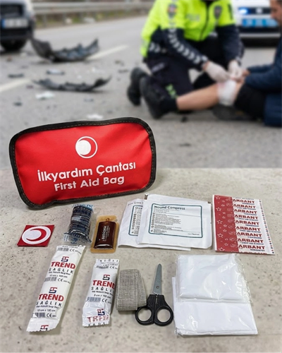 Araç ve Ev İçin İlk Yardım Çantası Eksiksiz Acil Müdahale Seti