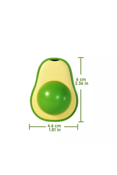 Avokado Tasarımlı Kedi Yalama Topu