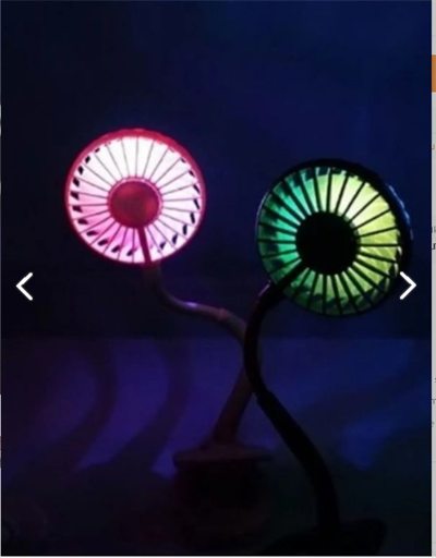 Ayarlanabilir Kıskaçlı Masa Üstü Mini Vantilatör