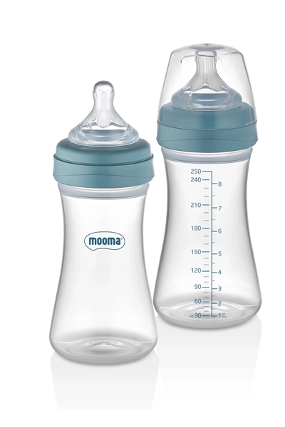 Biberon Anti Kolik Biberon 250 ml Kapaklı Biberon 0 - 6 Ay (Yavaş Akış)