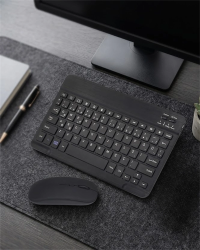Bluetooth Klavye Mouse Seti Taşınabilir Wireless Bilgisayar Aksesuarı