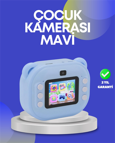 Çocuk Şipşak Kamera – 24MP HD Çift Lensli Termal Baskı Teknolojili