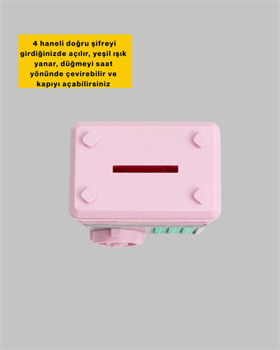 Çocuklar İçin Eğitici Elektronik Şifreli Kumbara