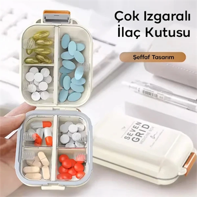 Çok Izgaralı İlaç Kutusu