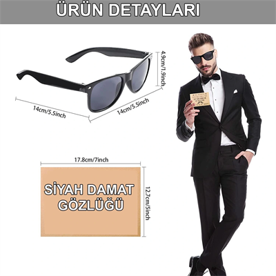 Damat Gözlüğü – Düğün ve Bekarlığa Veda Partisi Aksesuarı