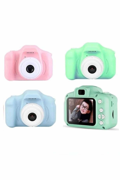 Dijital Fotoğraf Makinesi Çocuk Mini 1080p HD Kaliteli Renkli