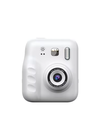 Eğlenceli Baskılı Çocuk Fotoğraf Makinesi Video Çekim 4 Rulo Kağıt 5 Kalem Set