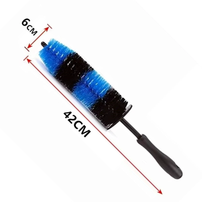 Ergonomik Saplı Jant ve Lastik Temizleme Fırçası
