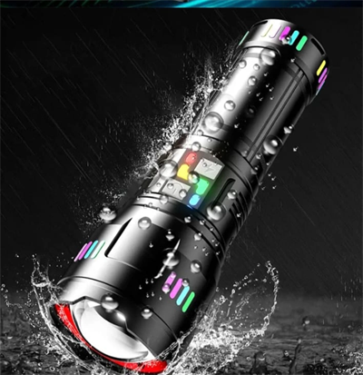 F.B.I Pro F-3002 Alüminyum TG LED Gece Şeritli Type-C Şarjlı El Feneri