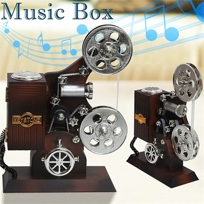 Film Makinesi Tasarımlı Müzik Kutusu