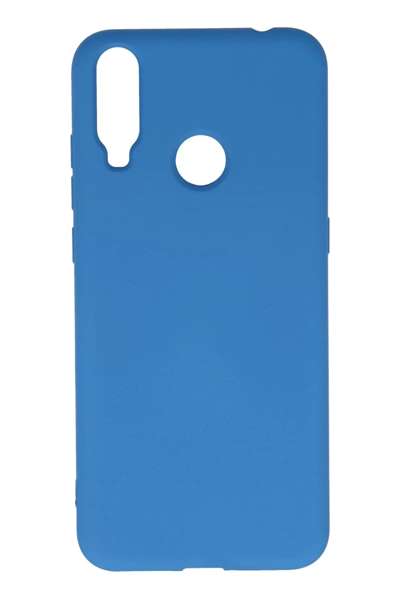 General Mobile GM 10 Kılıf Nano içi Kadife Silikon - Mavi